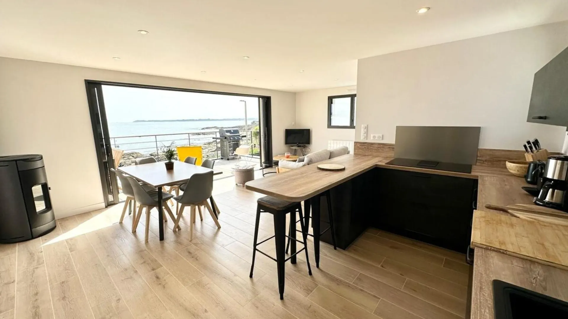 Luxury ! Contemporaine Neuve Vue Imprenable 180 Villa Ploemeur Holiday home