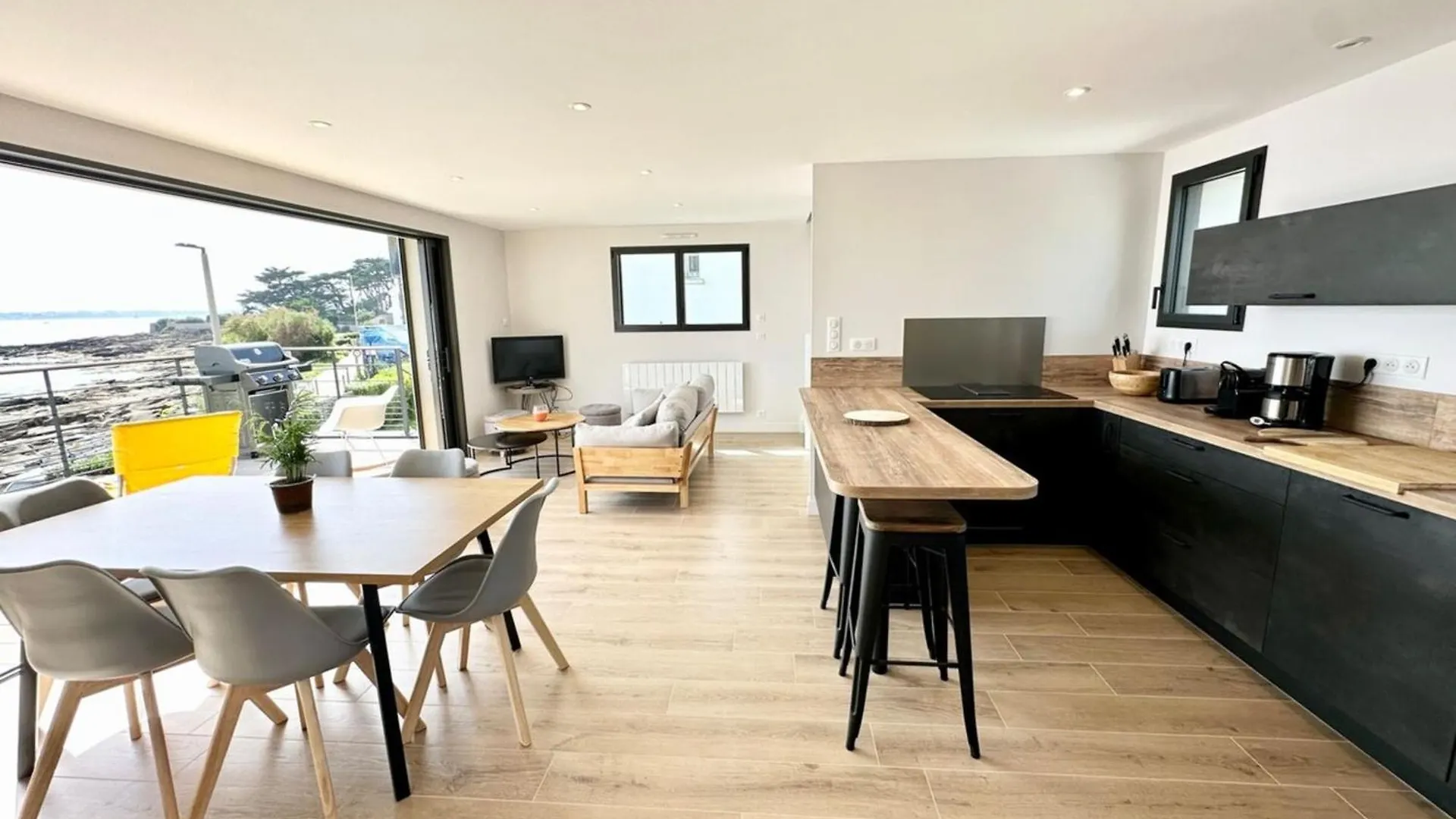 Holiday home Luxury ! Contemporaine Neuve Vue Imprenable 180 Villa Ploemeur